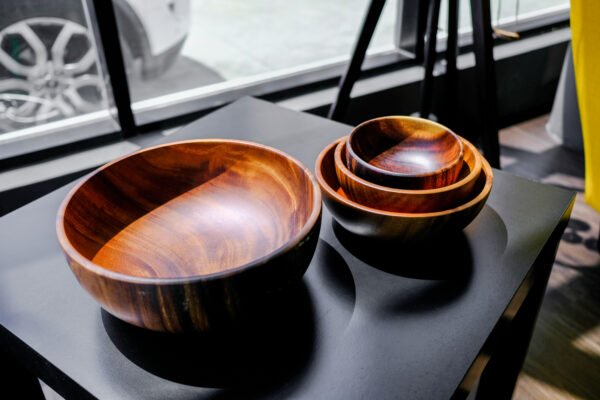 ORGANIC BEAUTY Wooden Bowl 5pcs Set